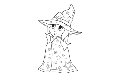 Coloriage Halloween 64 – 10doigts.fr