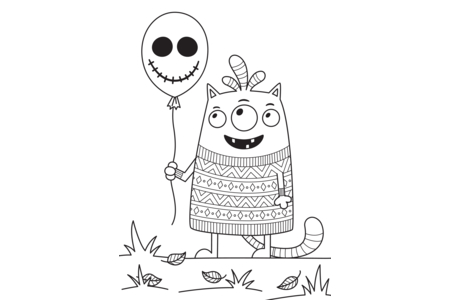Coloriage Halloween 65 – 10doigts.fr