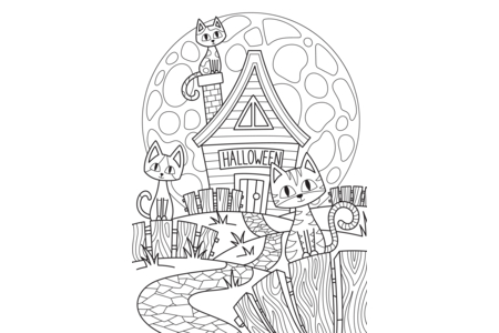 Coloriage Halloween 69 – 10doigts.fr