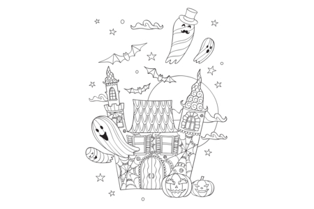Coloriage Halloween 72 – 10doigts.fr