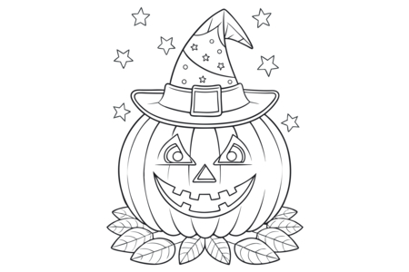 Coloriage Halloween 89 – 10doigts.fr