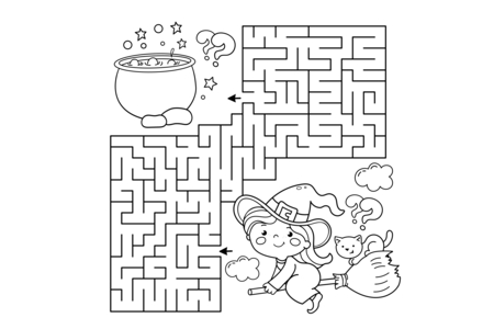 Coloriage Halloween 96 – 10doigts.fr