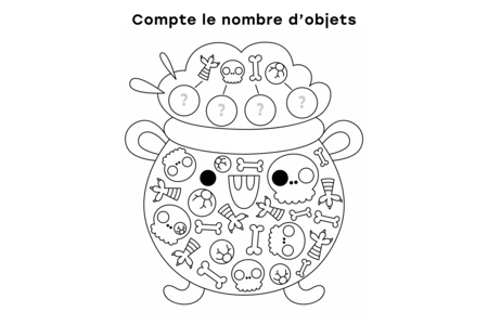 Coloriage Halloween 99 – 10doigts.fr