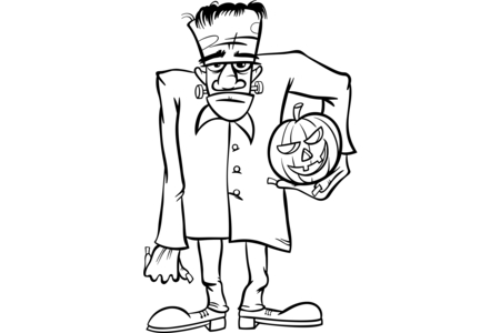 Coloriage Halloween1 – 10doigts.fr