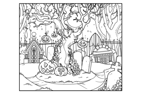 Coloriage Halloween18 – 10doigts.fr