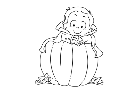 Coloriage Halloween22 – 10doigts.fr