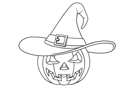 Coloriage Halloween28 – 10doigts.fr