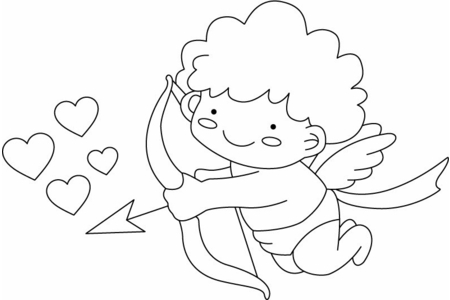 Coloriage Angelot 02 – 10doigts.fr