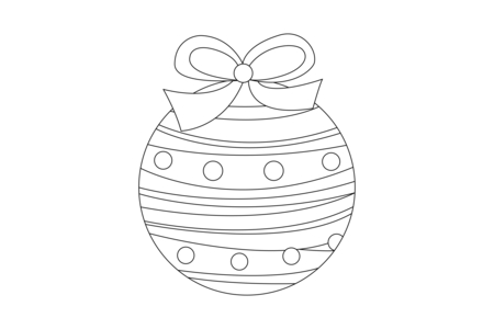 Coloriage Boules de Noël 06 – 10doigts.fr