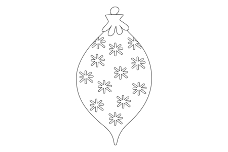 Coloriage Boules de Noël 07 – 10doigts.fr