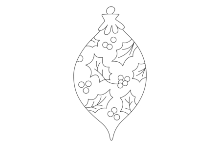 Coloriage Boules de Noël 09 – 10doigts.fr