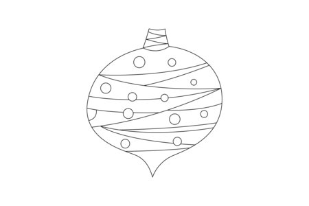 Coloriage Boules de Noël 12 – 10doigts.fr