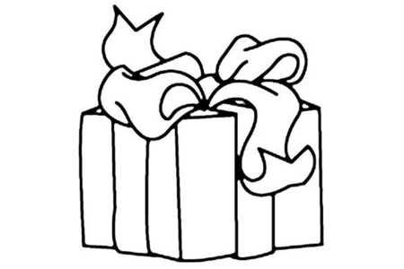 Coloriage Cadeau 01 – 10doigts.fr