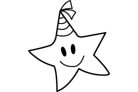 Coloriage Etoile 01 – 10doigts.fr