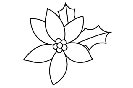 Coloriage Houx 01 – 10doigts.fr