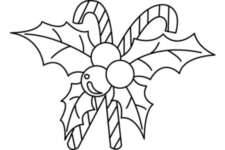 Coloriage Houx 06 – 10doigts.fr