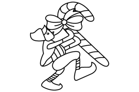 Coloriage Lutin 01 – 10doigts.fr