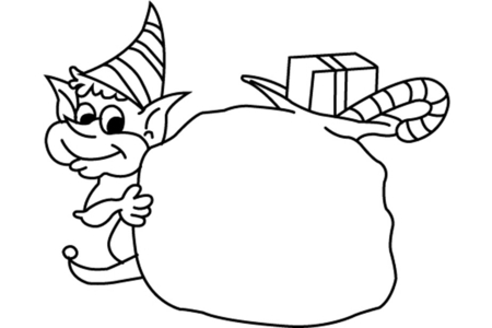 Coloriage Lutin 04 – 10doigts.fr