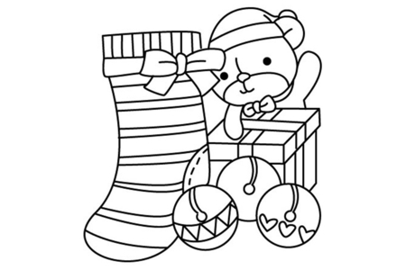 Coloriage Noël 03 – 10doigts.fr