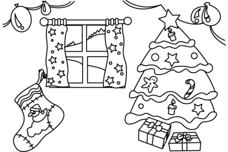 Coloriage Noël 06 – 10doigts.fr