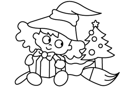 Coloriage Noël 09 – 10doigts.fr