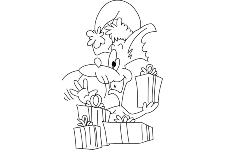 Coloriage Noël 11 – 10doigts.fr