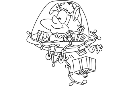 Coloriage Noël 12 – 10doigts.fr