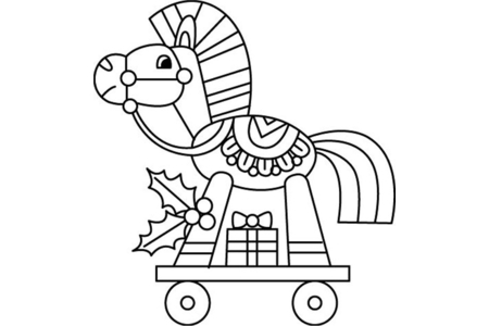 Coloriage Noël 19 – 10doigts.fr