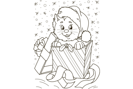 Coloriage Noel 33 – 10doigts.fr