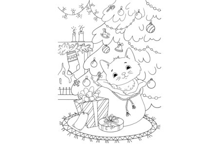 Coloriage Noel 40 – 10doigts.fr