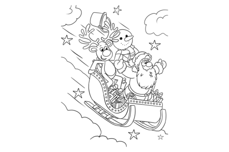 Coloriage Noel 42 – 10doigts.fr