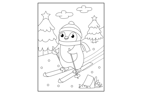Coloriage Noel 45 – 10doigts.fr