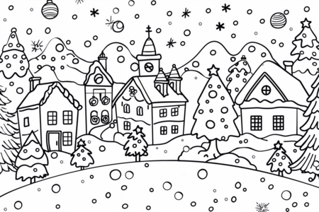 Coloriage Noel 49 – 10doigts.fr