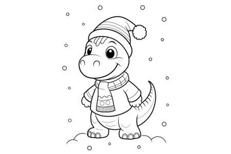 Coloriage Noel 53 – 10doigts.fr