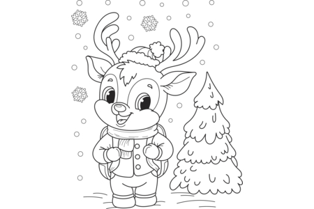 Coloriage Noel 59 – 10doigts.fr