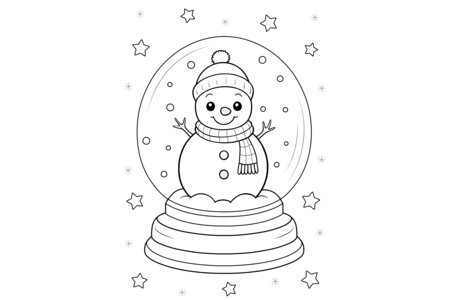 Coloriage Noel 60 – 10doigts.fr