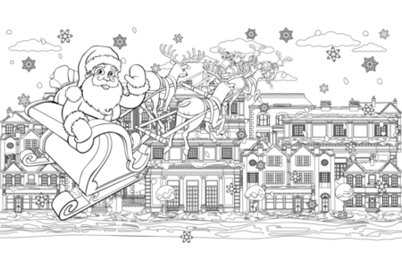 Coloriage Noel17 – 10doigts.fr