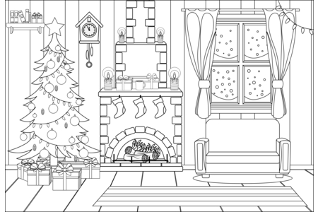 Coloriage Noel18 – 10doigts.fr
