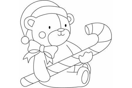 Coloriage Ours 01 – 10doigts.fr