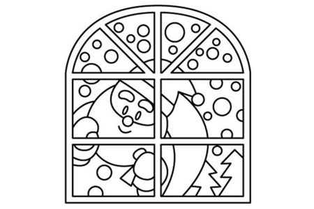 Coloriage Père Noël 18 – 10doigts.fr