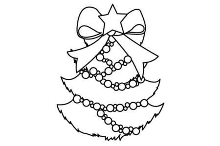 Coloriage Sapin 02 – 10doigts.fr