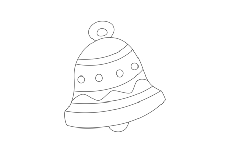 Coloriage Cloches 05 – 10doigts.fr