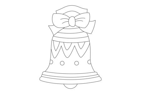 Coloriage Cloches 06 – 10doigts.fr