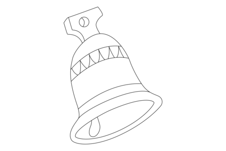 Coloriage Cloches 08 – 10doigts.fr