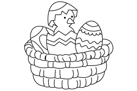 Coloriage Oeufs 07 – 10doigts.fr