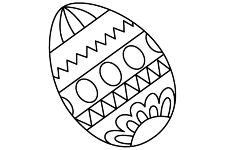 Coloriage Oeufs 08 – 10doigts.fr