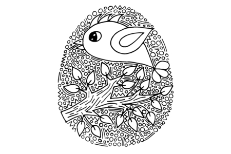 Coloriage Oeufs 101 – 10doigts.fr