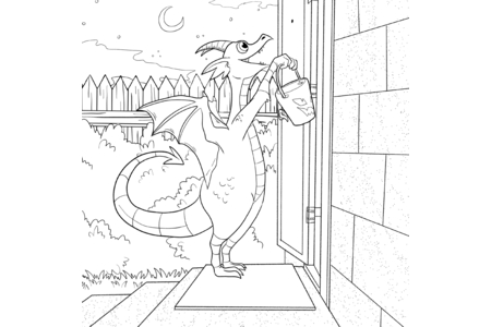 Coloriage Dragons9 – 10doigts.fr