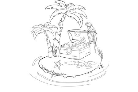 Coloriage Pirate2 – 10doigts.fr