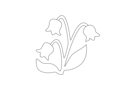 Coloriage Fleur 034 – 10doigts.fr